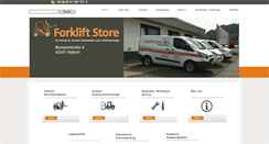 Desktop Screenshot of forkliftstore.de